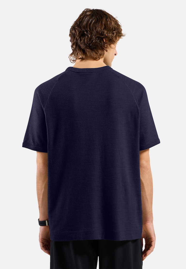 The Ascent merino blend waffle short-sleeve t-shirt