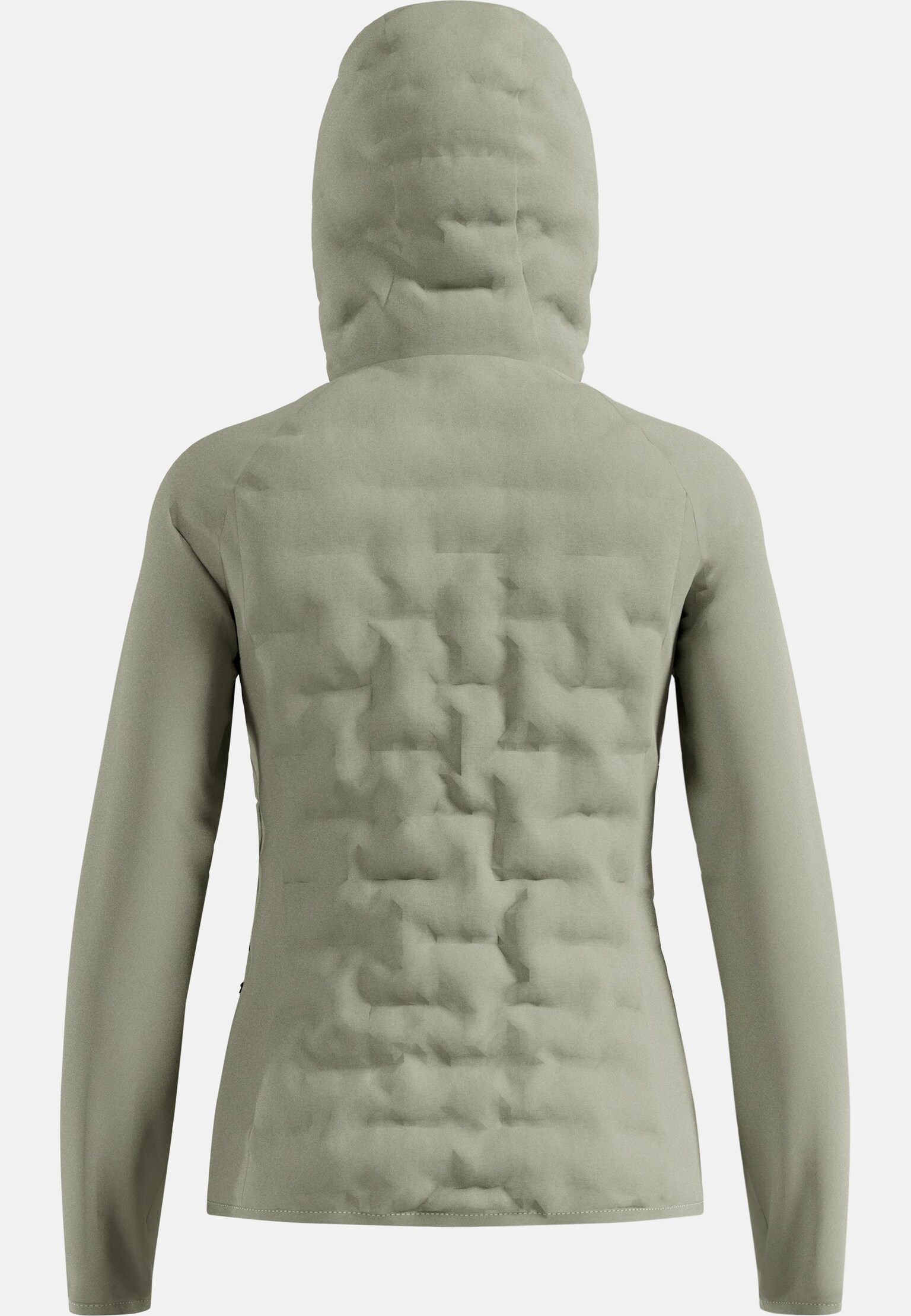 Mid layer ibrido con cappuccio e zip  Zeroweight Insulator