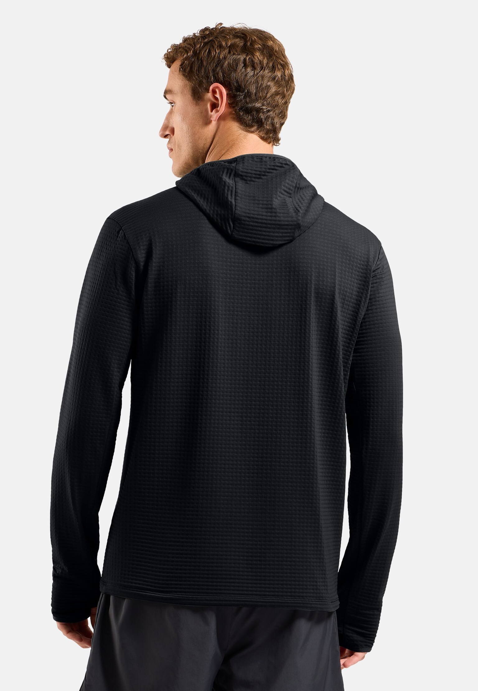 The Essentials Thermal hooded running mid layer