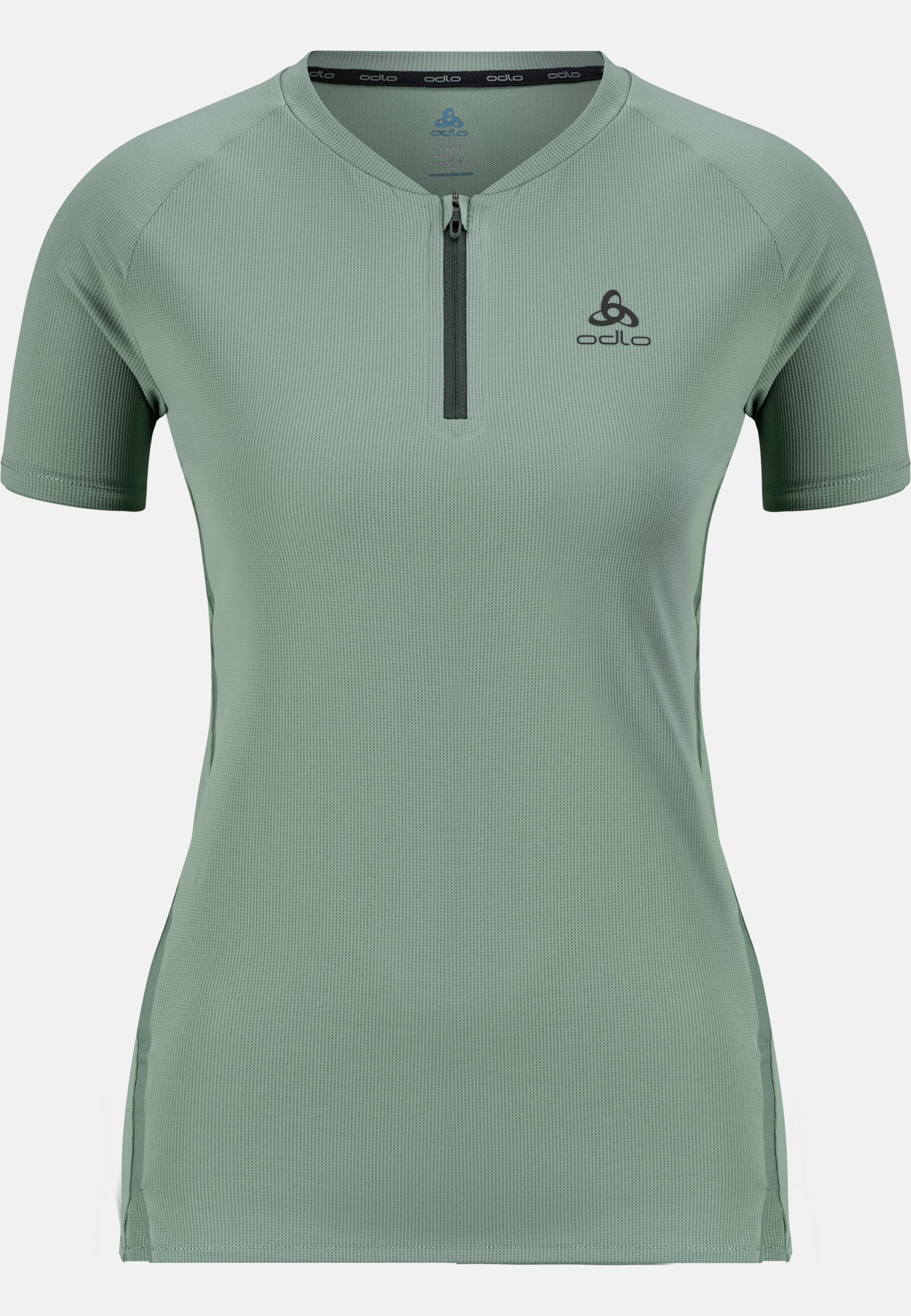 Odlo X-Alp Laufshirt mit Halbreissverschluss für Damen, S, grün
