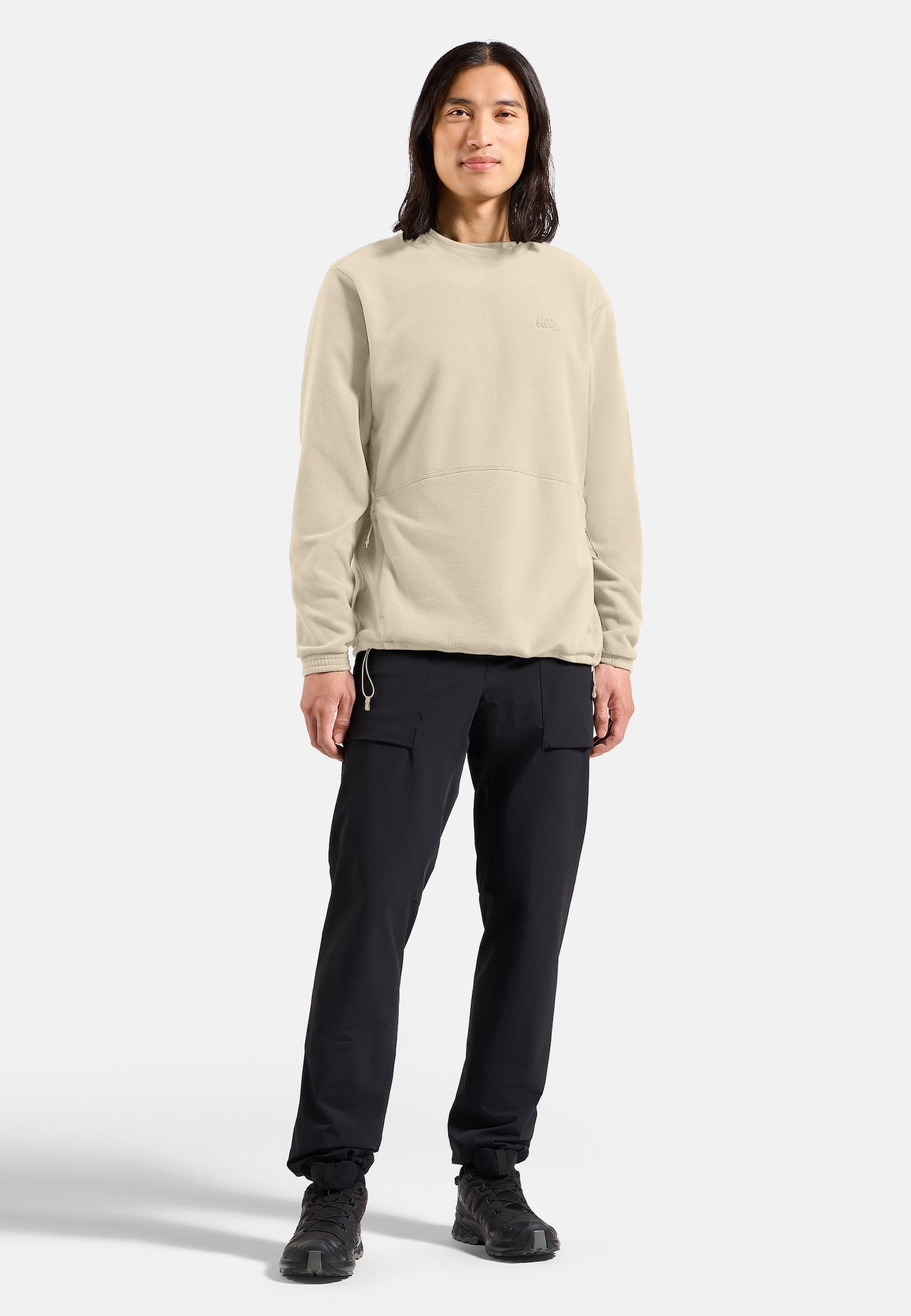 Klassischer Essentials Multisport Mid Layer aus Fleece mit Rundhalsausschnitt