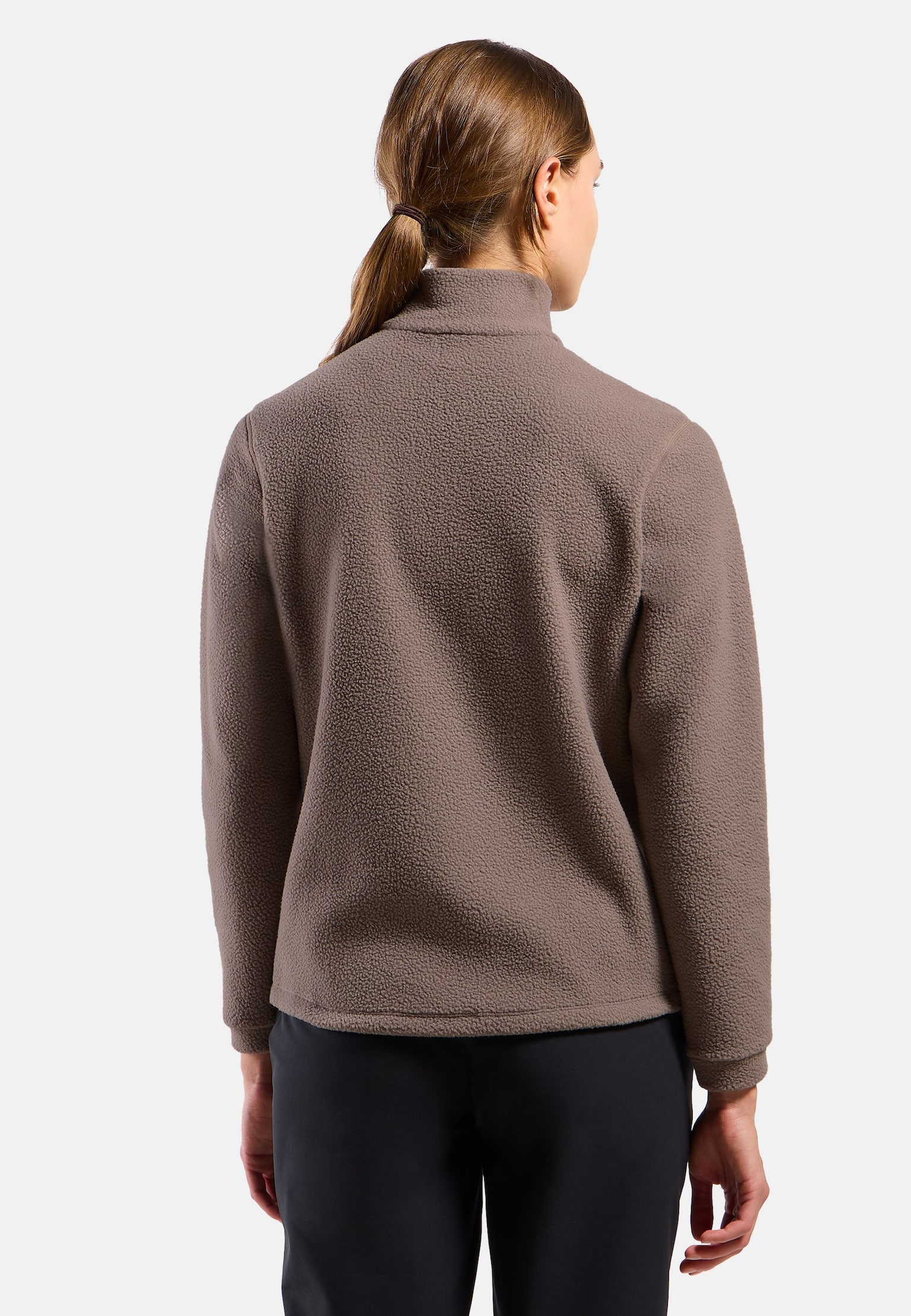 Mid Layer Half-Zip Essential High Pile Solid