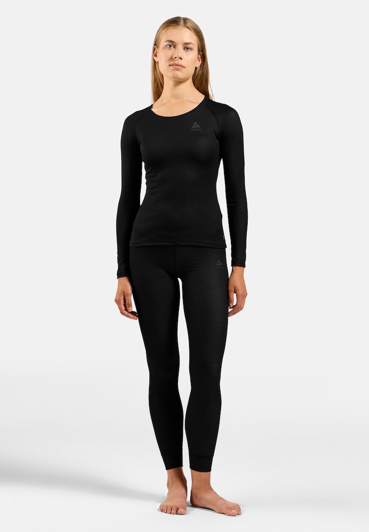 Maillot Manches Courtes Femme ODLO Active F-Dry Light Noir
