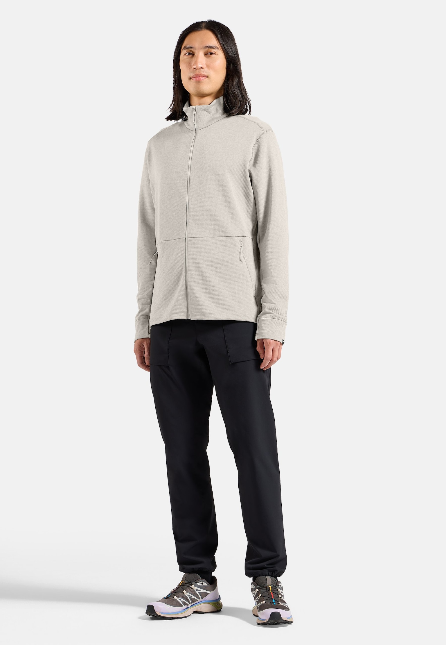Haut zippé Grid Fleece