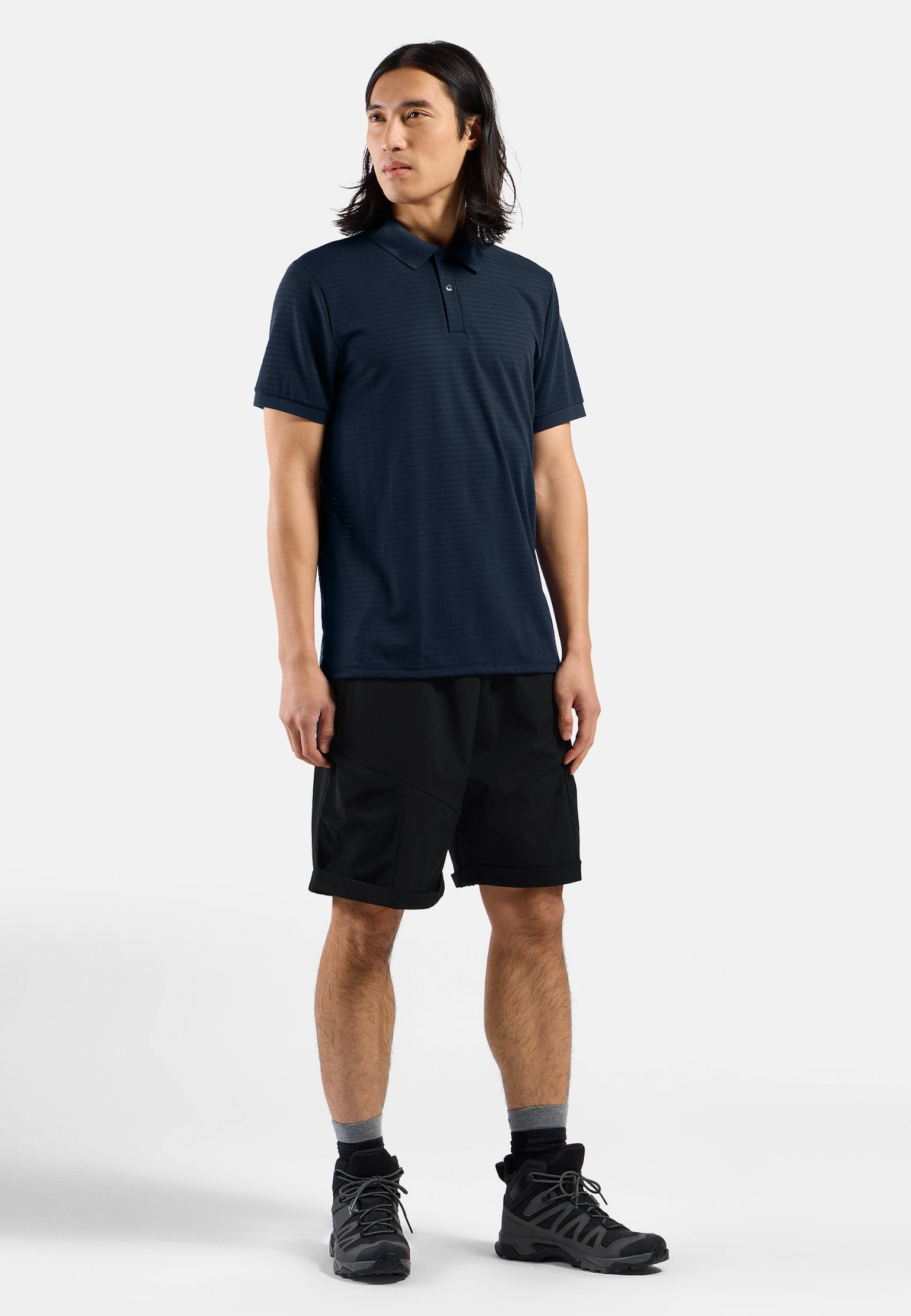 The Ascent natural polo shirt