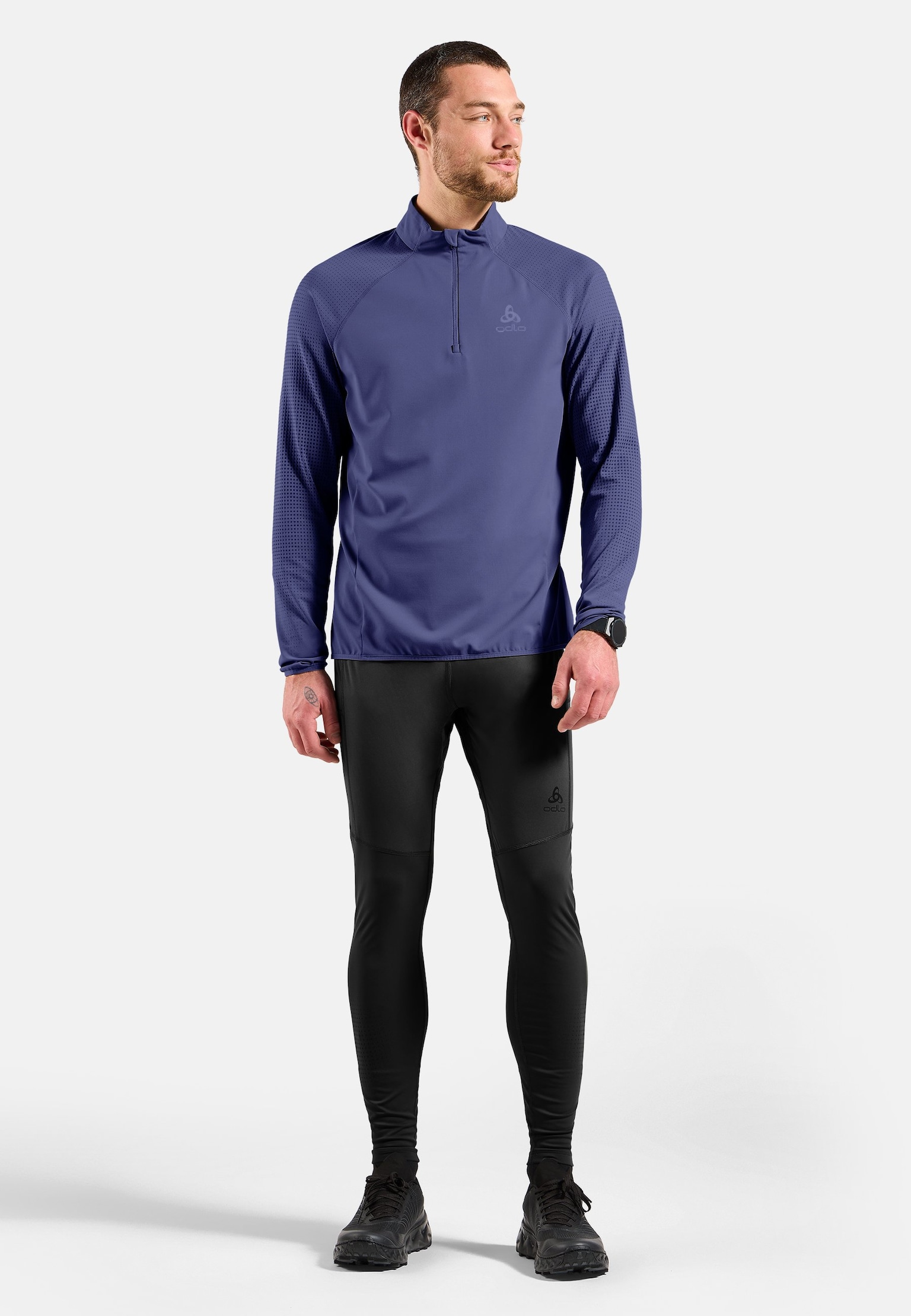 Zeroweight Warm Running Half-Zip Mid Layer