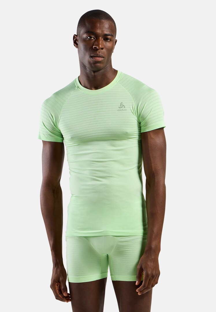 T-shirt Running Odlo Ceramicool Homme - Vert, Taille M, Léger Et Respirant