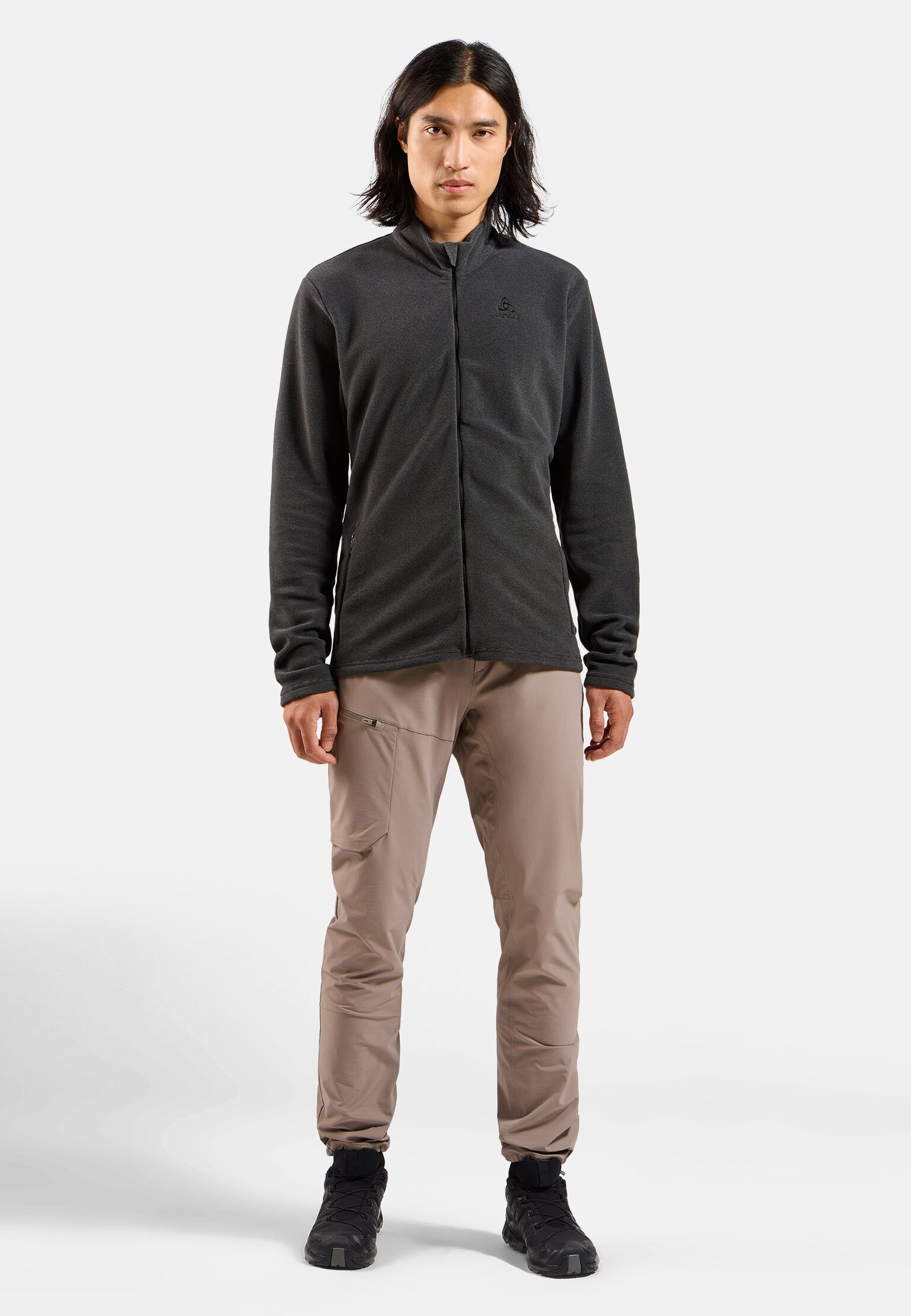 Roy-tussenlaagtop met volledige rits voor heren