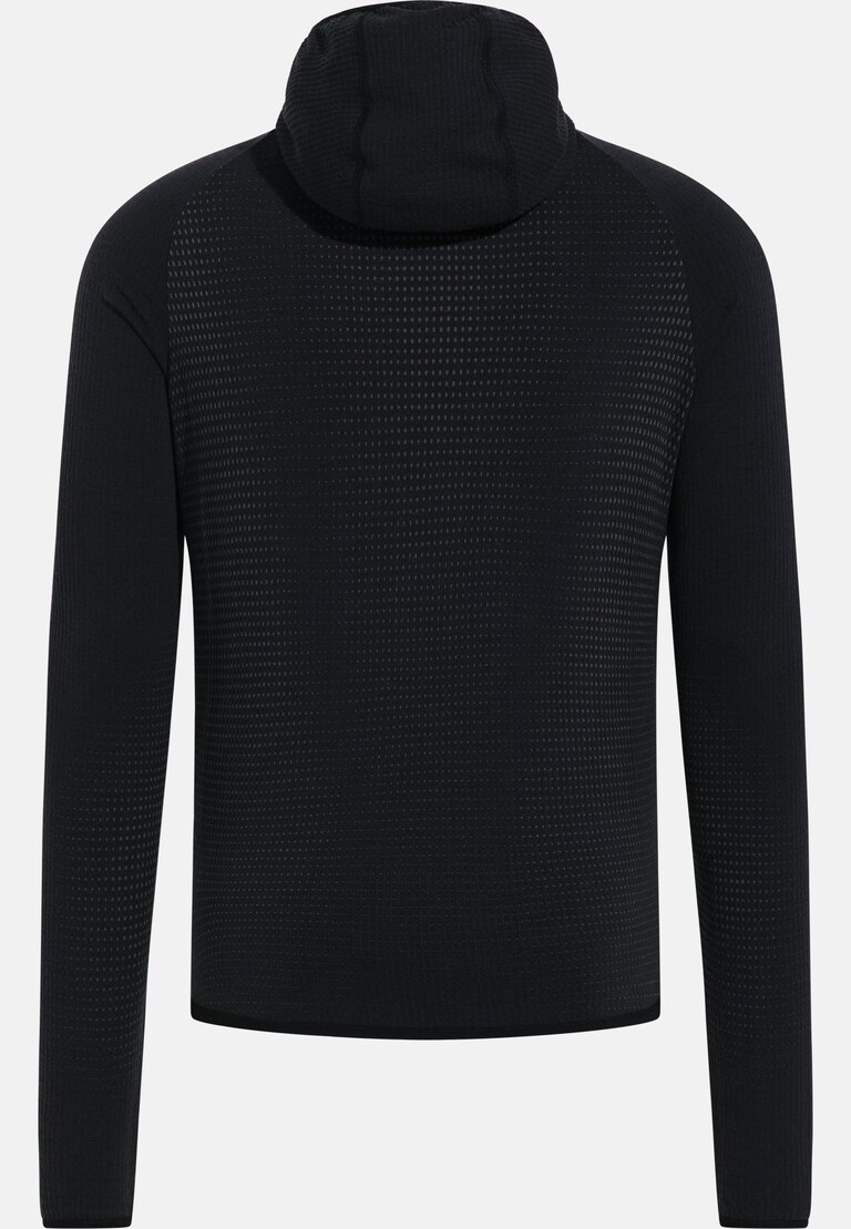 The Zeroweight Pro Performance Wool windproof seamless hooded mid layer