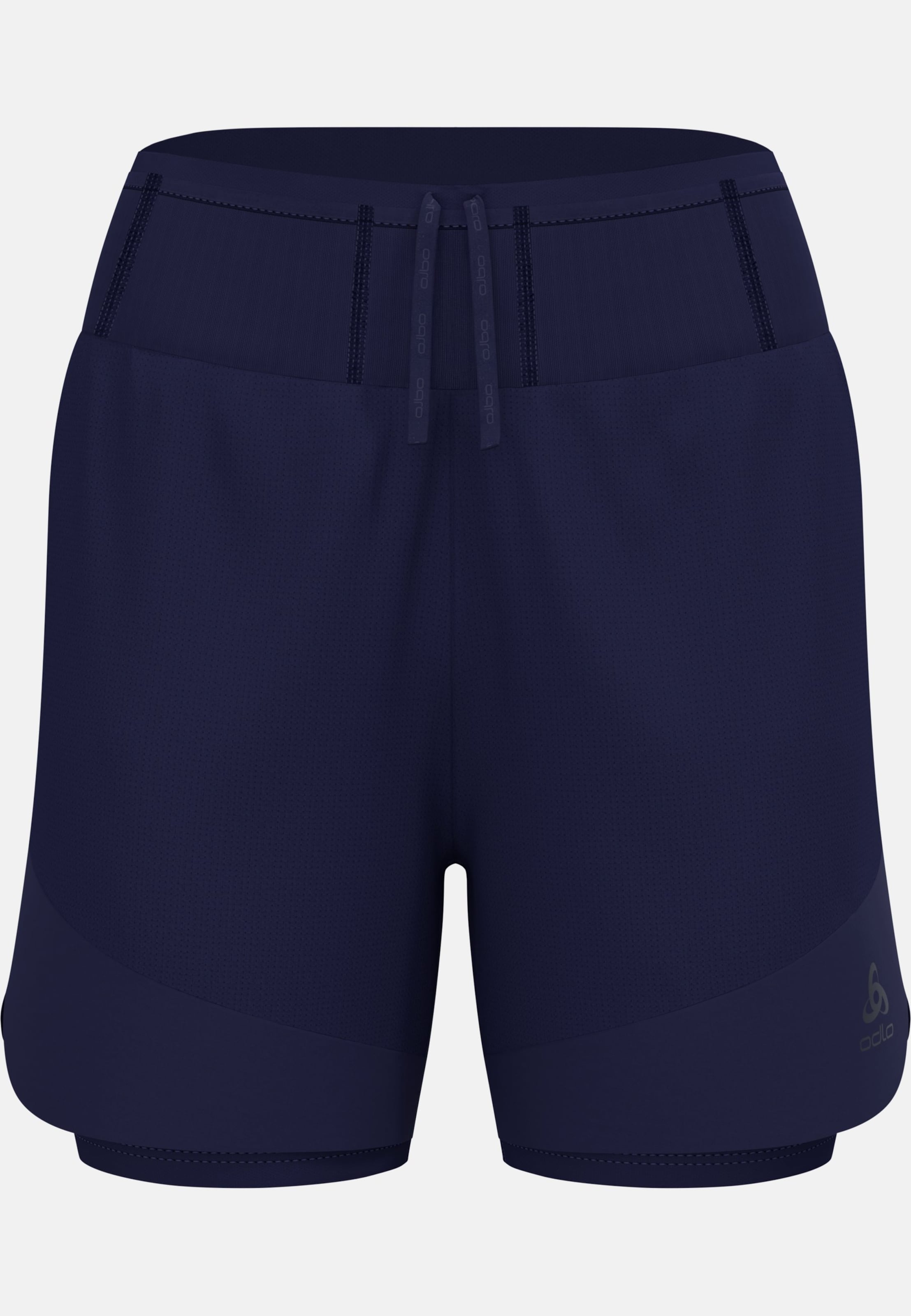 Odlo Zeroweight 3 Inch 2-in-1 Hardloopshort Dames - zwart