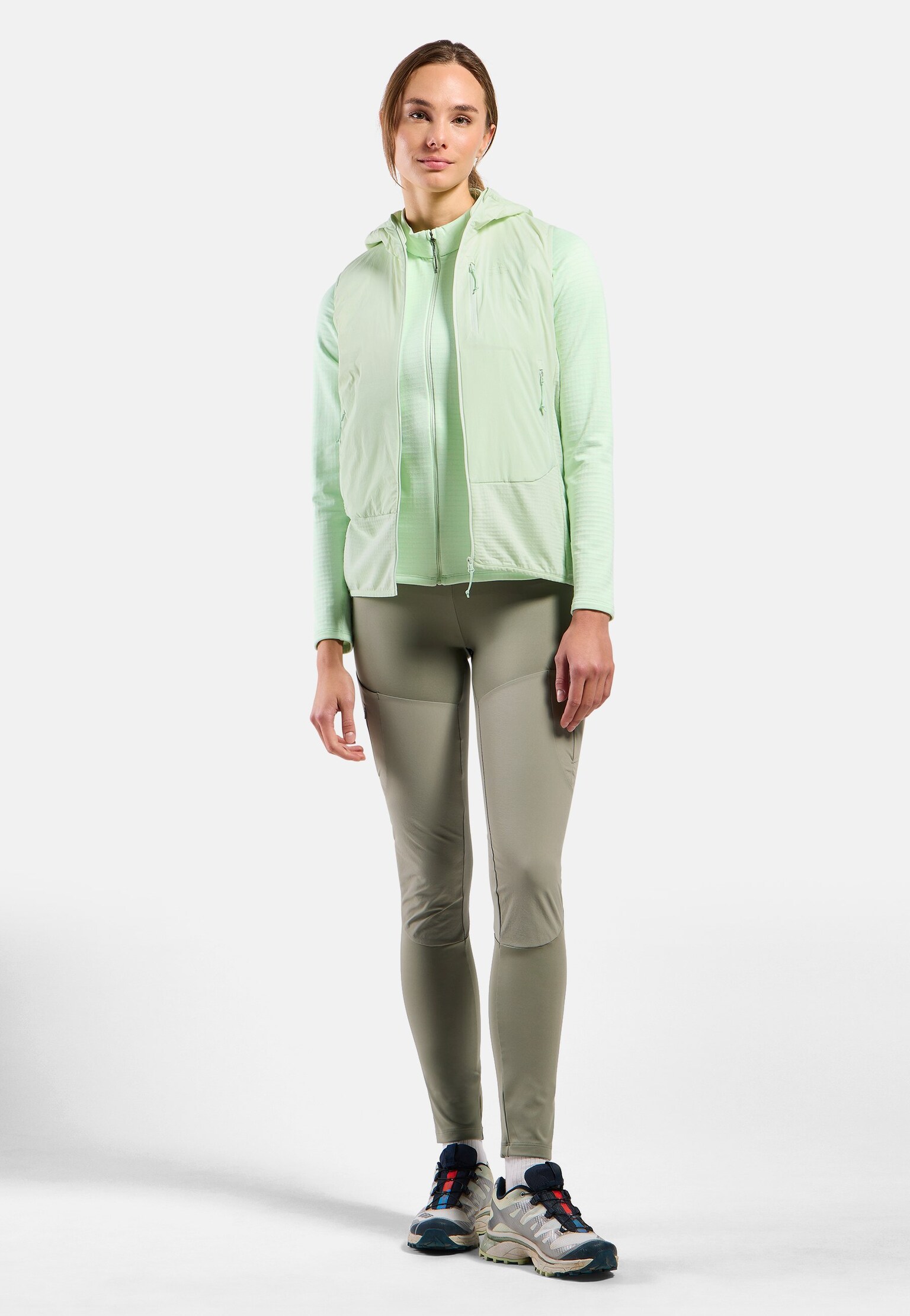 The Ascent wool insulated hybrid vest