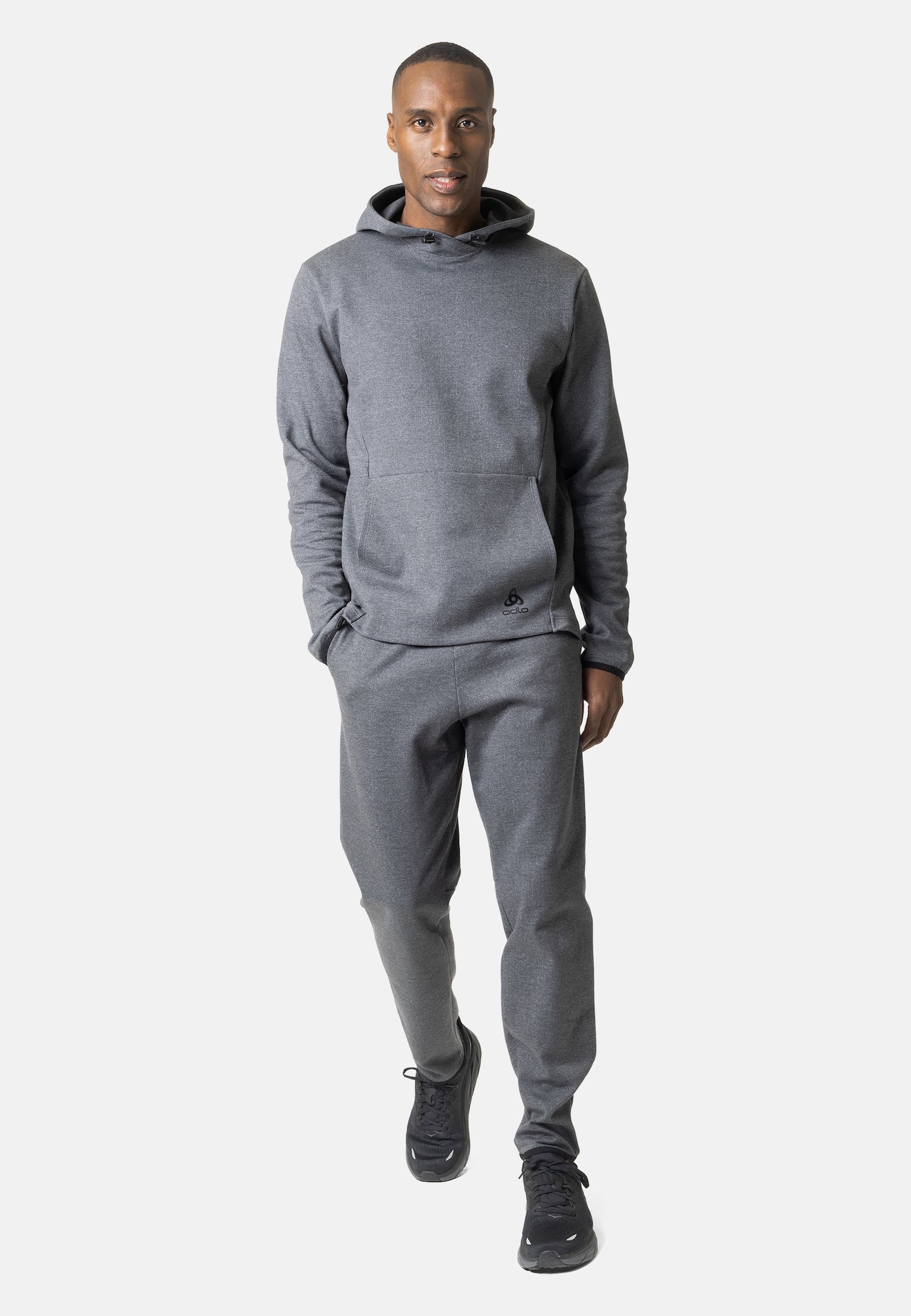 Essential Knit Lauf-Hoodie
