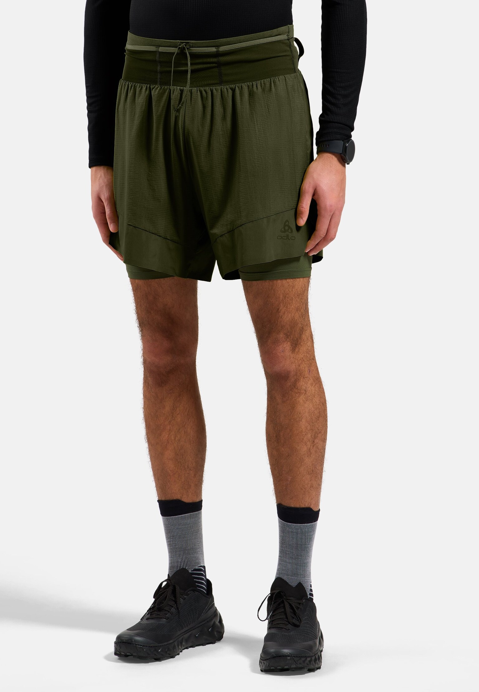 Short de running 2 en 1 X-Alp Trail 6 Inch