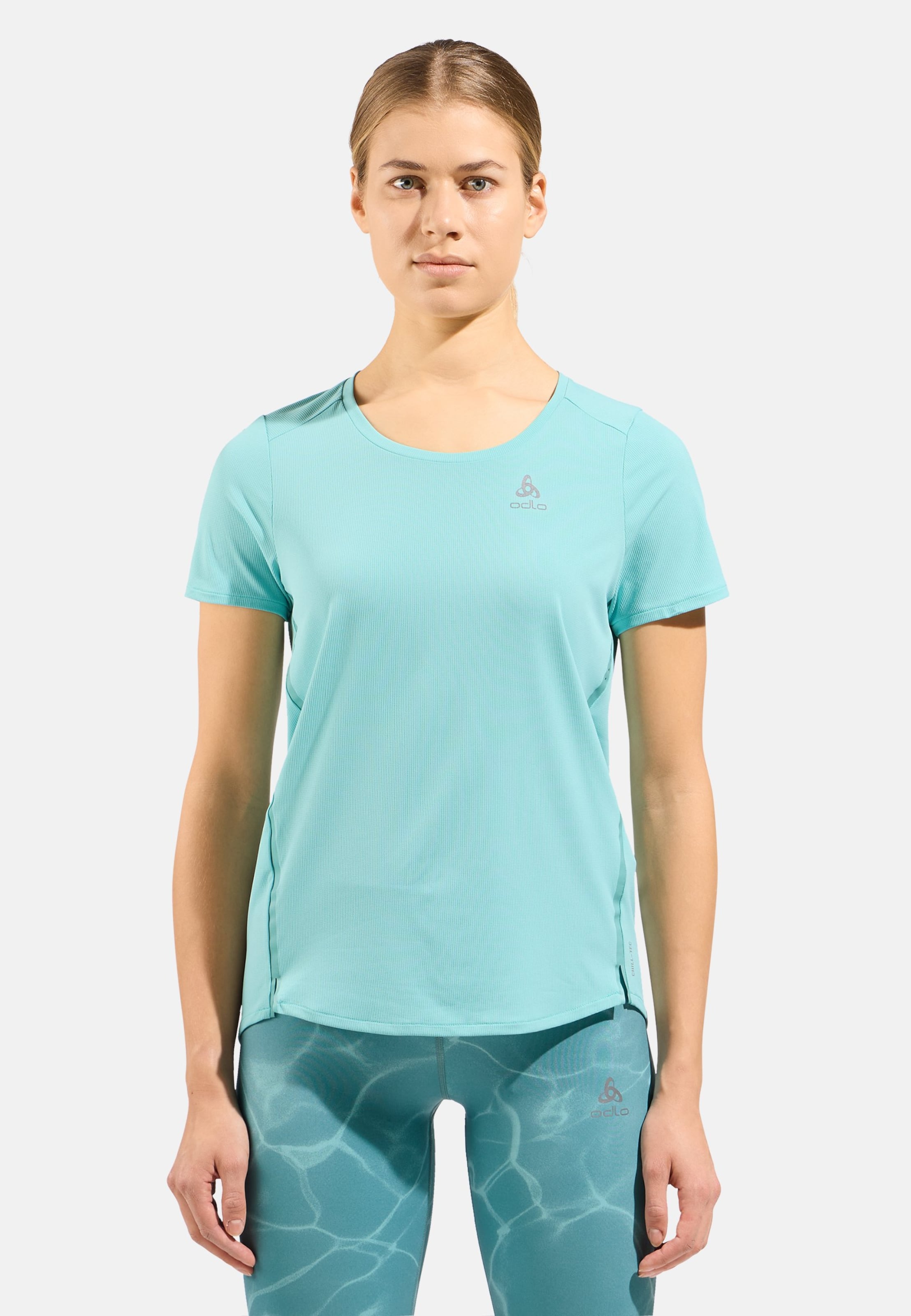 Odlo Zeroweight Chill-Tec Lauf-T-Shirt für Damen - Training, Running - blau, S