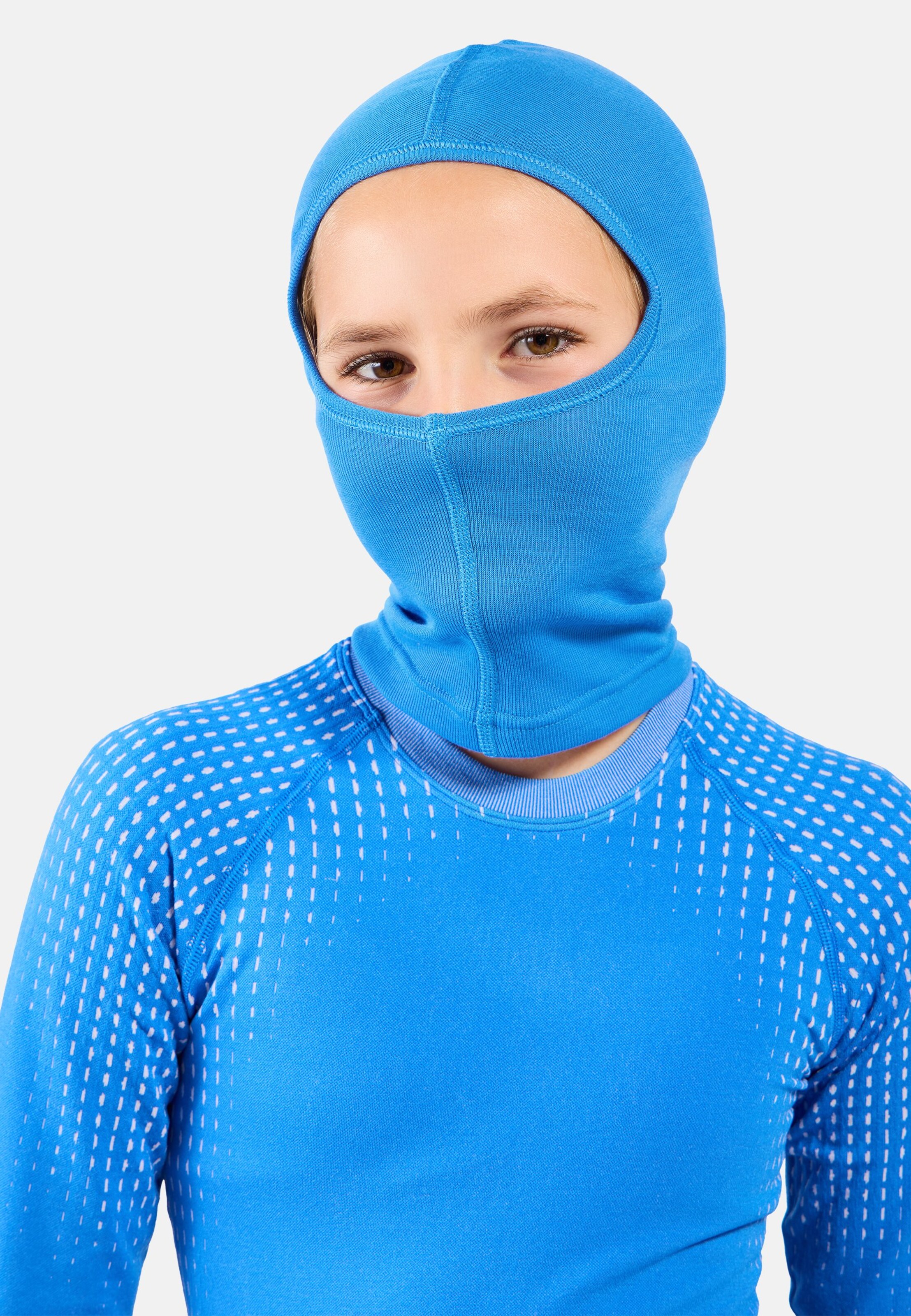 Odlo Active Warm Gesichtsmaske für Kinder - Wandern, Ski & Snow - blau, OneSize