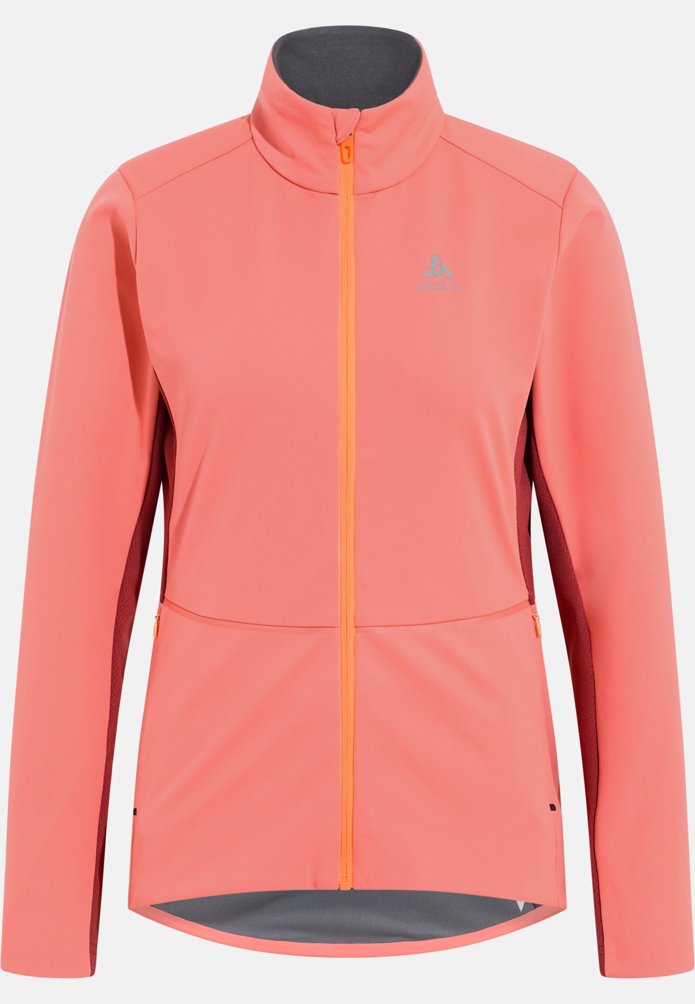 Odlo Markenes Langlaufjacke für Damen - Skilanglauf - rot, M