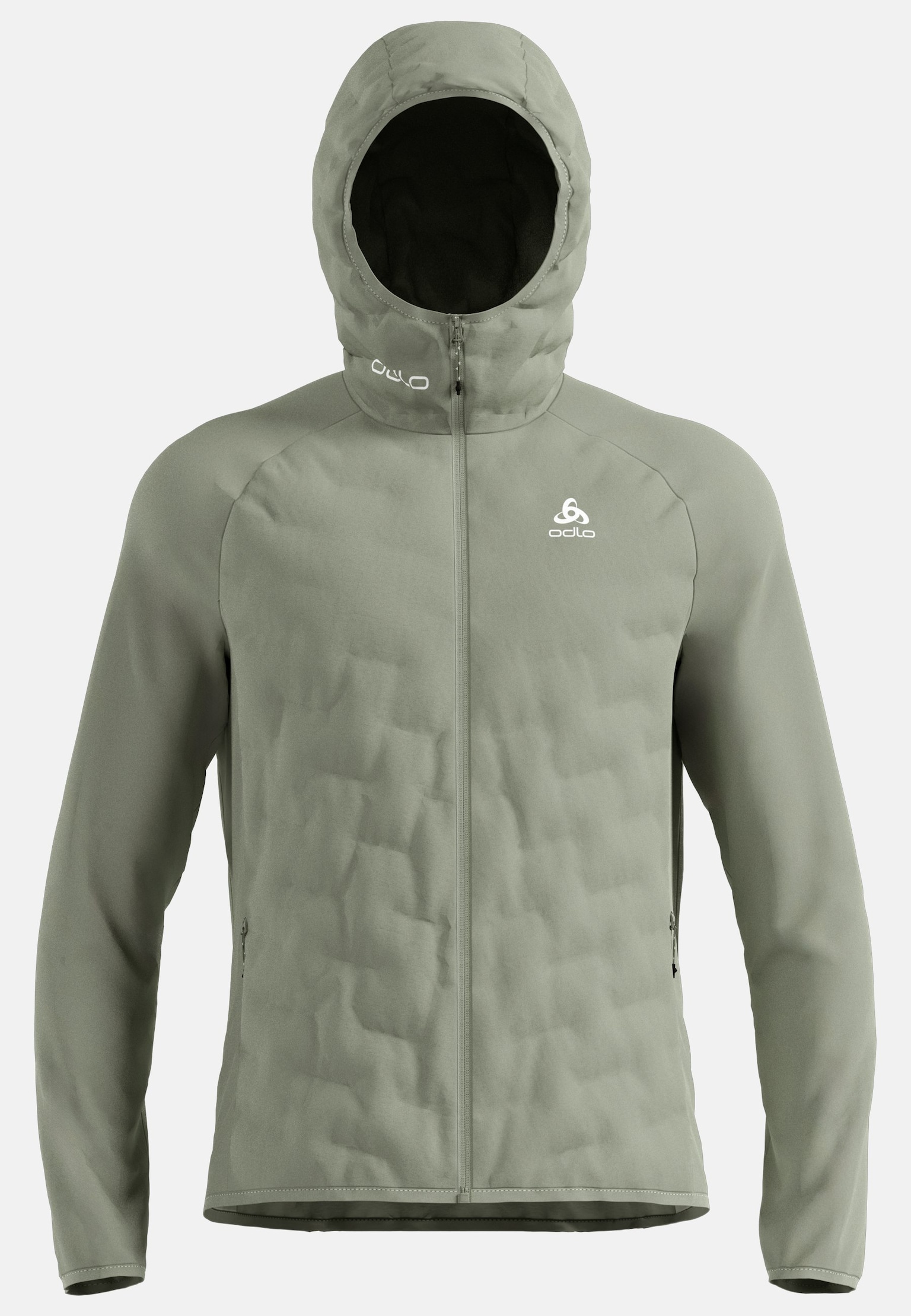 The Zeroweight Insulator hybrid mid layer hooded zip