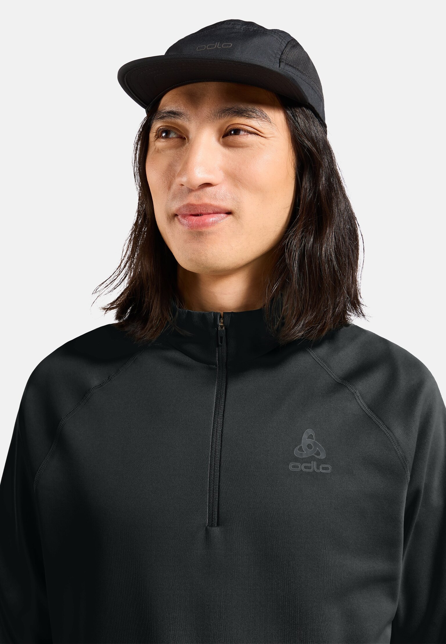 The Besso long sleeve half-zip mid layer