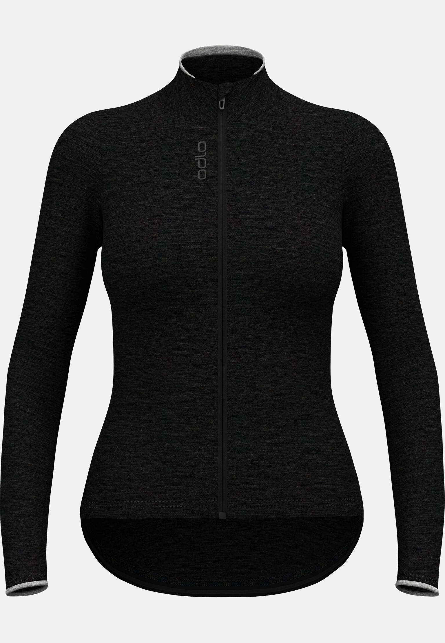 150 Long-Sleeve Cycling T-Shirt Full-Zip