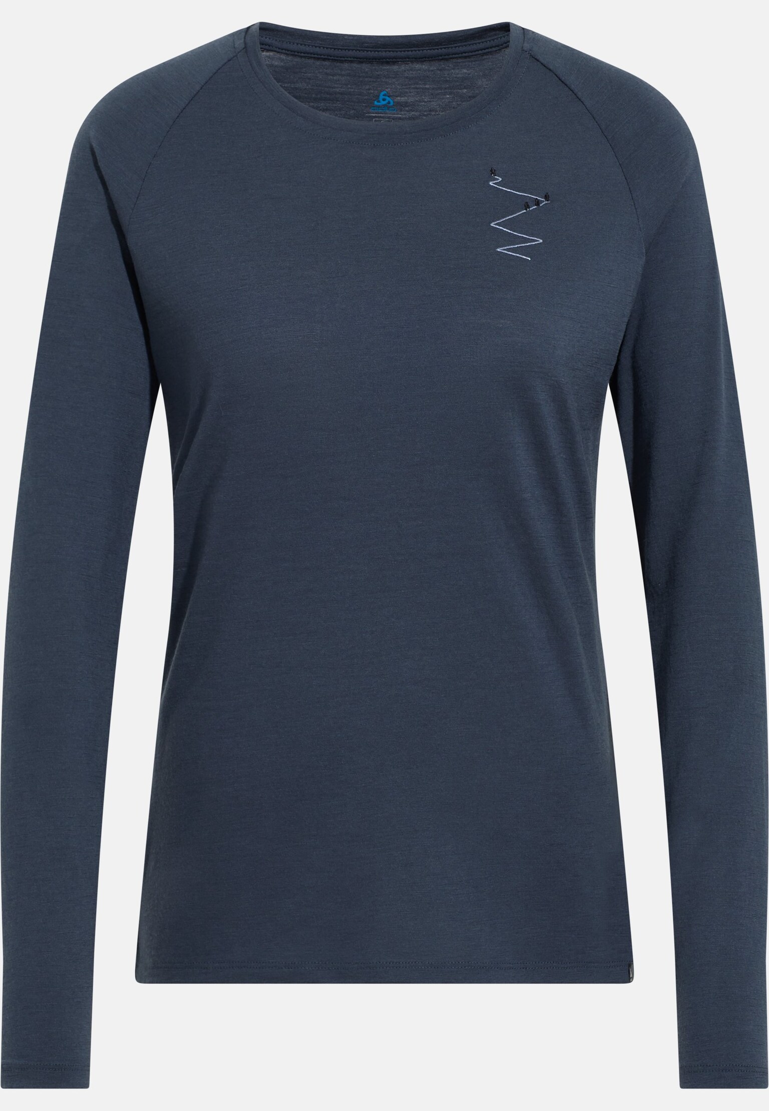 Ascent 365 Merino 200 Langarmshirt mit Spuren-Motiv