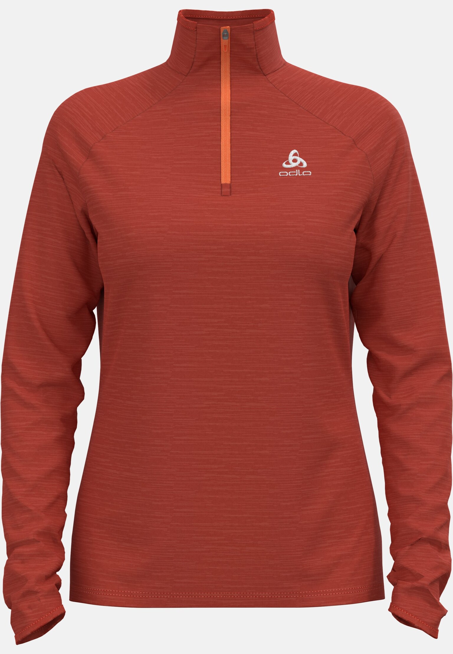 Mid layer a manica lunga con mezza zip Run Easy da donna