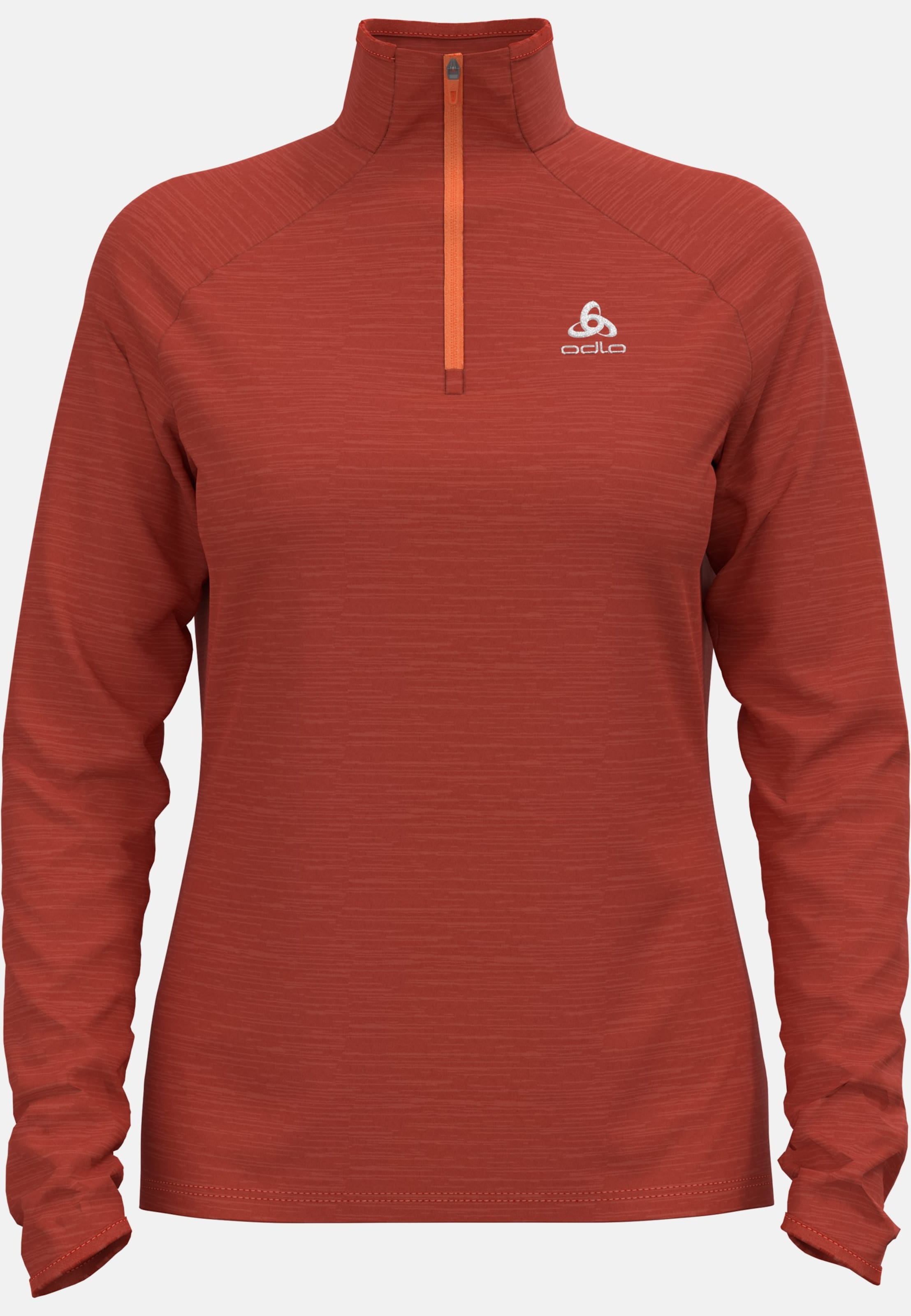 Odlo Run Easy Mid Layer Oberteil für Damen, XS, rot