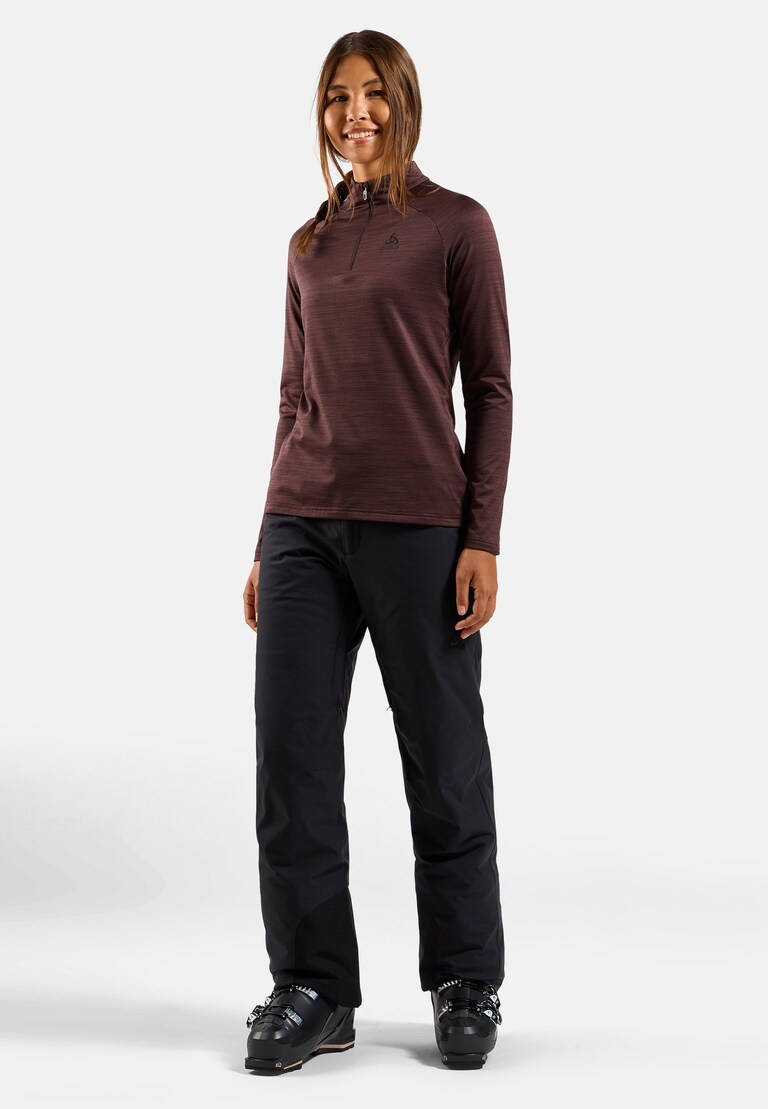 The Essentials Ceramiwarm half zip mid layer
