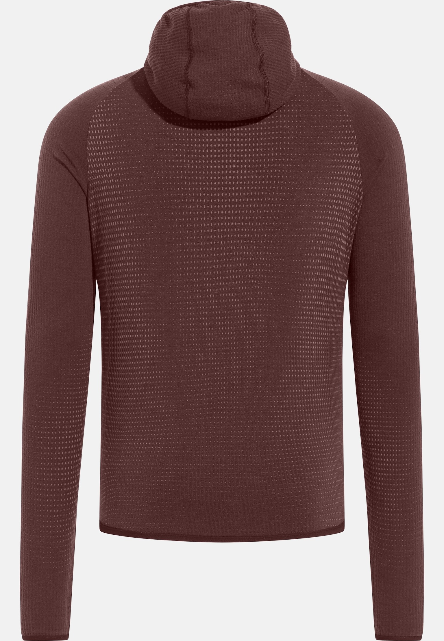 The Zeroweight Pro Performance Wool windproof seamless hooded mid layer