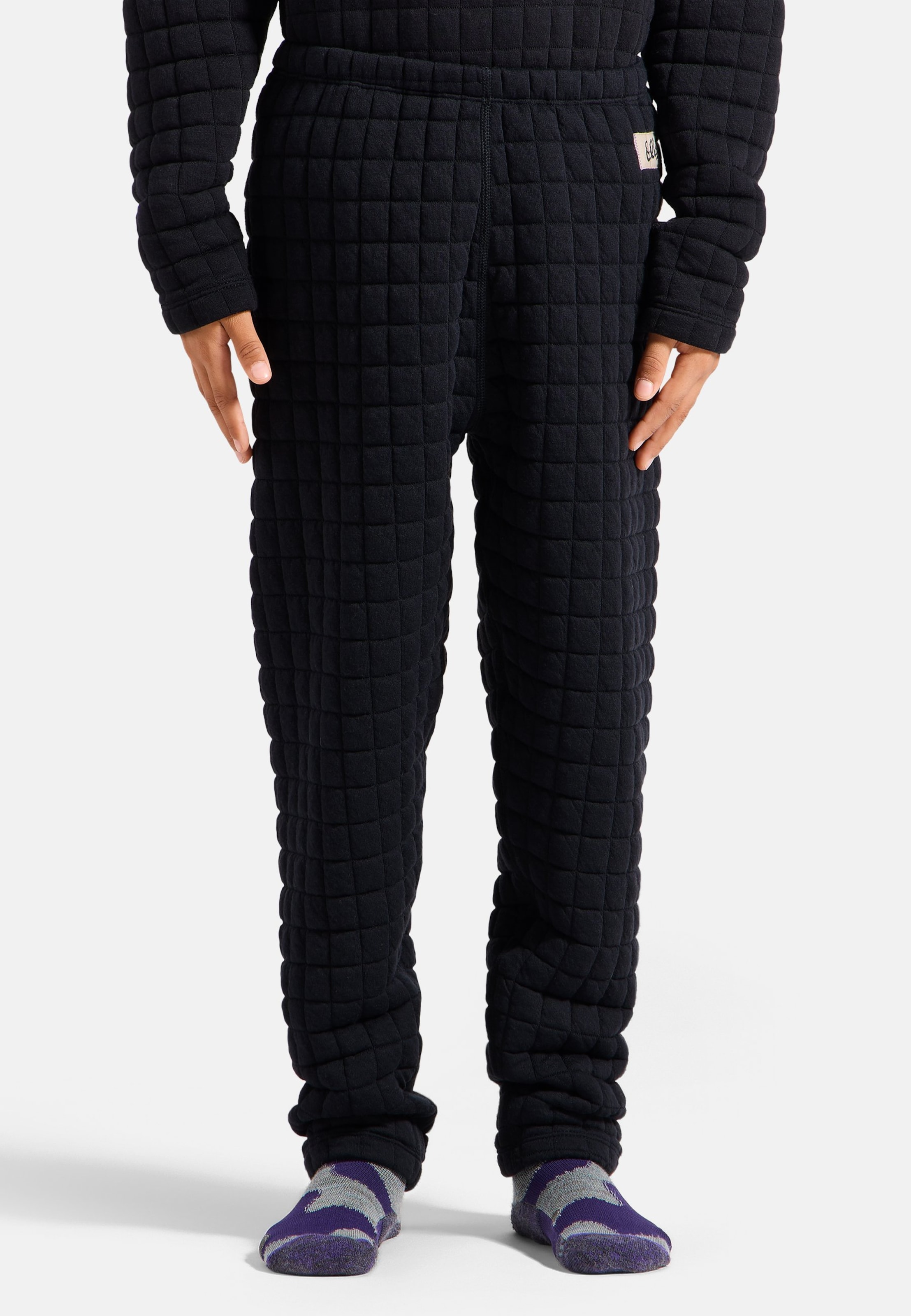 Odlo Gesteppte Adventurer Hose für Kinder, 128, schwarz